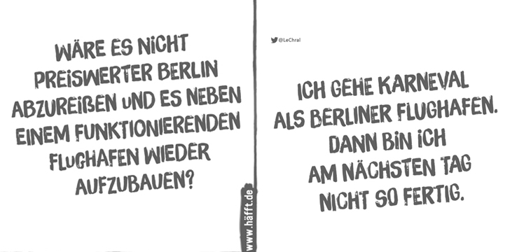 38++ Arrogante sprueche ueber andere , 6 Sprüche über den Berliner Flughafen BER · Häfft.de