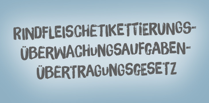 Die 10 längsten deutschen Bandwurmwörter aus dem Duden · Häfft.de
