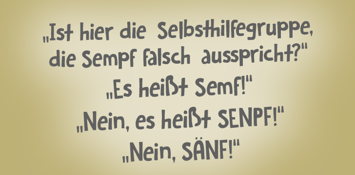 Hilf dir selbst... Die 8 absurdesten Selbsthilfegruppen · Häfft.de